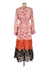 Shein Print Orange Casual Dress Size 6 - photo 2