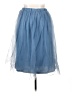 Lularoe 100% Polyester Solid Blue Casual Skirt Size XL - photo 2