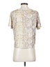 Bar III Ivory Short Sleeve Top Size S - photo 2