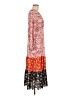 Shein Print Orange Casual Dress Size 6 - photo 4