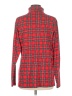 Eagle's Eye 100% Cotton Plaid Red Turtleneck Sweater Size M - photo 2