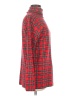 Eagle's Eye 100% Cotton Plaid Red Turtleneck Sweater Size M - photo 4