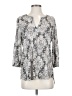 Tianello Silver 3/4 Sleeve T-Shirt Size XS - photo 1
