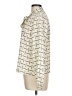 Shein Print Ivory Long Sleeve Blouse Size L - photo 5