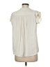 Rachel Zoe 100% Polyester Ivory Short Sleeve Blouse Size M - photo 2
