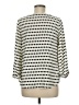 Brixon Ivy 100% Polyester Polka Dots Ivory 3/4 Sleeve Blouse Size M - photo 2