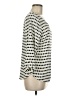 Brixon Ivy 100% Polyester Polka Dots Ivory 3/4 Sleeve Blouse Size M - photo 4