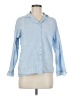 Unbranded 100% Cotton Blue Long Sleeve Button-Down Shirt Size M - photo 1