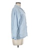 Unbranded 100% Cotton Blue Long Sleeve Button-Down Shirt Size M - photo 4