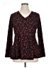 Lane Bryant Black Long Sleeve Blouse Size 14 - 16 Plus - photo 1