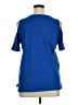 CW Classics 100% Cotton Blue Short Sleeve Top Size 1X - photo 2