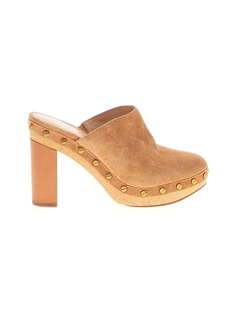 Pre-owned Veronica Beard Mule/clog In Brown