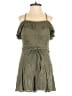Mi ami 100% Rayon Solid Green Romper Size S - photo 1