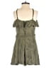 Mi ami 100% Rayon Solid Green Romper Size S - photo 2