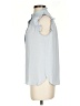 Ann Taylor LOFT 100% Polyester Blue Sleeveless Blouse Size XS - photo 5
