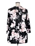 Honeyme Floral Black 3/4 Sleeve Blouse Size XXL - photo 2