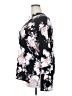 Honeyme Floral Black 3/4 Sleeve Blouse Size XXL - photo 5