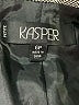 Kasper Houndstooth Gray Blazer Size 6 - photo 3