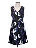 J.Crew 100% Polyester Graphic Black Cocktail Dress Size 4 - photo 1