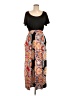 Assorted Brands Print Black Casual Dress Size M (estimated) - photo 1