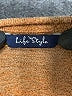 Life Style Brown Pullover Sweater Size M - photo 7