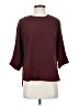 Banana Republic 100% Polyester Burgundy 3/4 Sleeve Top Size XS - photo 1