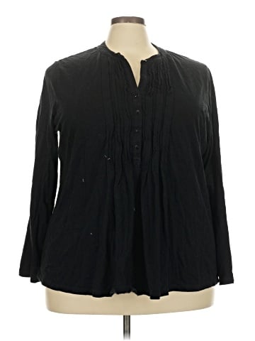 Fashion Bug Long Sleeve Henley (view 1)