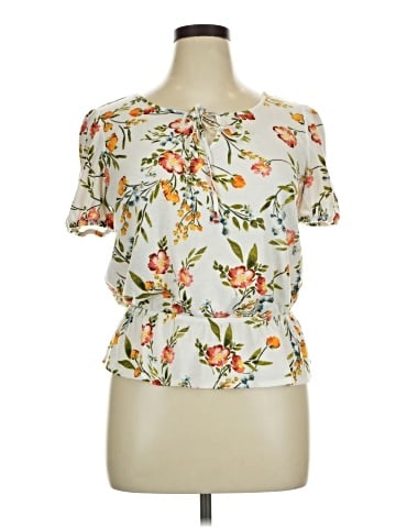 Iz Byer Short Sleeve Blouse (view 1)