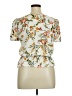 Iz Byer Ivory Short Sleeve Blouse Size XL - photo 2