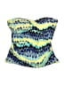 Boden Print Blue Swimsuit Top Size 8 - photo 1