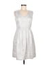 En Focus Studio Silver Cocktail Dress Size 8 - photo 1