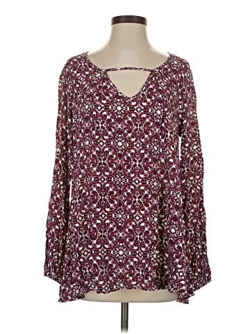 Sun & Shadow Long Sleeve Blouse (view 1)