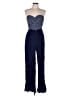 Hutch Stripes Blue Jumpsuit Size 10 - photo 1