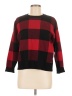 DKNY Plaid Red Pullover Sweater Size M - photo 1