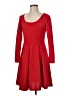 White Mark Solid Red Casual Dress Size M - photo 1