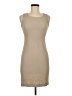 D.J. Summers Solid Tan Casual Dress Size 8 - photo 1