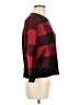 DKNY Plaid Red Pullover Sweater Size M - photo 4