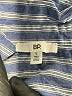 BP. 100% Cotton Stripes Blue Tan Short Sleeve Button-Down Shirt Size S - photo 4