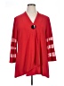 Come N See Red 3/4 Sleeve Blouse Size XL - photo 1