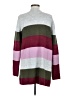 Caslon Color Block Gray Cardigan Size M - photo 2