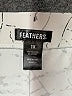 Feathers Print Gray Active Pants Size 1X - photo 4