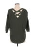 Express Outlet 100% Cotton Green Pullover Sweater Size M - photo 2