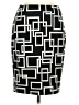 Adrienne Vittadini Graphic Black Formal Skirt Size 6 (petite) - photo 1