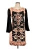 Aryeh Graphic Black Casual Dress Size L - photo 1