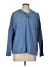 J.Jill 100% Cotton Blue Pullover Hoodie Size L - photo 1