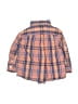 Janie and Jack 100% Cotton Plaid Orange Long Sleeve Button-Down Shirt Size 6-12 mo - photo 2