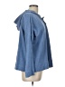 J.Jill 100% Cotton Blue Pullover Hoodie Size L - photo 4