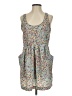 Mind Code Hearts Gray Casual Dress Size S (estimated) - photo 1