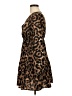 Unbranded 100% Polyester Animal Print Brown Casual Dress Size M - photo 5
