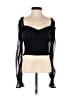 Leith 100% Polyester Black Long Sleeve Top Size XXS - photo 1